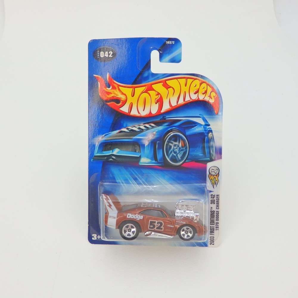 Hot Wheels 2003 First Editions 30/42 1970 Dodge Charger Brown 56372 1/64 Diecast
